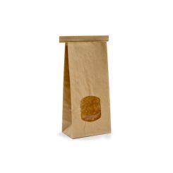 Compostable Medium T/T Paper Bag Kraft