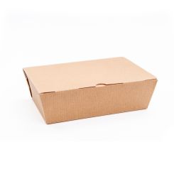 Large Hot Food To Go Box Kraft