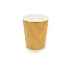 12oz Kraft Ripple Cup