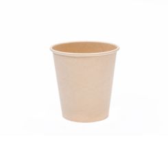 6oz Single Wall Bamboo Paper Cup Kraft