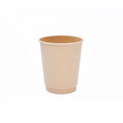8oz Double wall Bamboo Paper Cup Kraft