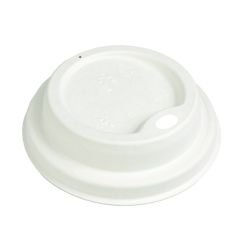 6-8oz Bagasse Lid For Paper Cup. Case of 1000
