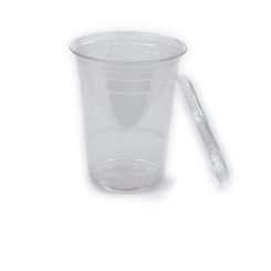 12oz PET Flat Lid for Cold Cup (Ø92mm)