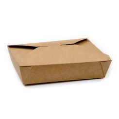 Compostable Paperboard Food Box Size #2 Kraft