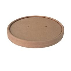 Paperboard Lids for 500/750/1000ml Round Paperboard Salad Bowl KRAFT