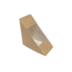 Biodegradable Deep Fill 2 Sandwich Pack Kraft