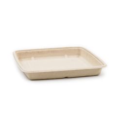 1000ml Bagasse Square Container KRAFT