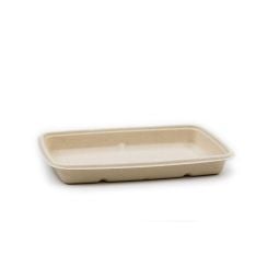 600ml Bagasse Rectangluar Container KRAFT