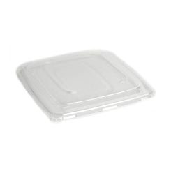 1000ml/1400ml PP Lid for Bagasse Square Containers