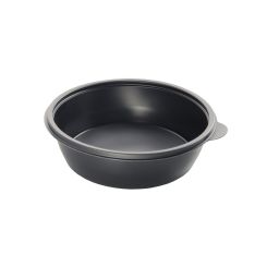 1000ml Microwaveable PP Round Bowl Black