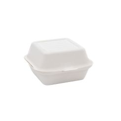 Bagasse Compostable Burger Boxes Large White