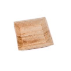 Biodegradable Cuadra Palm Leaf Plate 18x18cm Natural