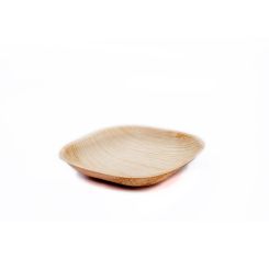 Biodegradable Square Palm Leaf Bowl 13x13cm Natural