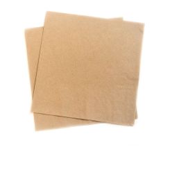 2 Ply 40cm Napkin Kraft - Unbleached