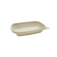 375ml Microwaveable PP Rectangular Tray Beige
