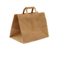 Wide Gusset SOS Paper Bag Kraft