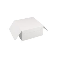 6x6x3 Inch Cake Box White