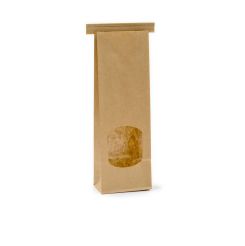 Small T/T Paper Bag with Window Kraft