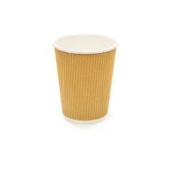 12oz Kraft Ripple Cup