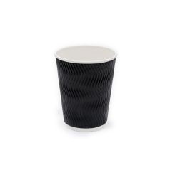 12oz Ripple Cup Black S Shape