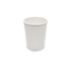 8oz Single Wall Paper Cup White