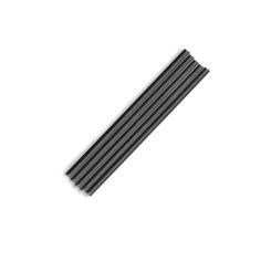 Compostable PAPER Jumbo Straw 200x8mm Black