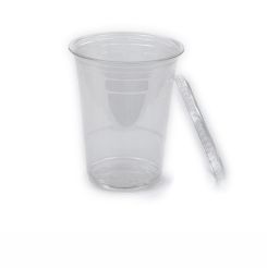 12oz PET Flat Lid for Cold Cup (Ø92mm)