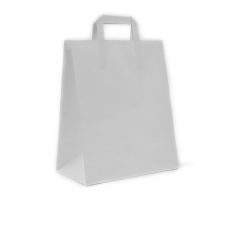 Large SOS Paper Bag White