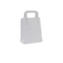 Small SOS Paper Bag White