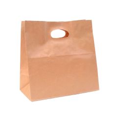 D Handle SOS Paper Bag Kraft