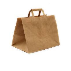 Wide Gusset SOS Paper Bag Kraft