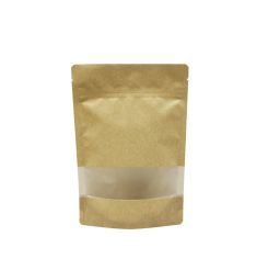 500g Fully Recyclable PE Pouch with Window Kraft
